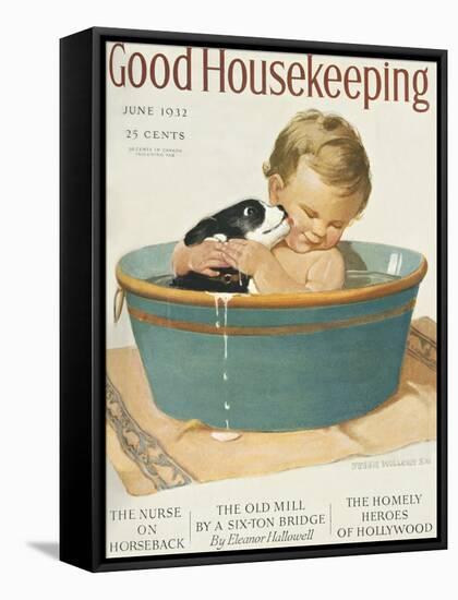 Good Housekeeping, June, 1932-null-Framed Stretched Canvas