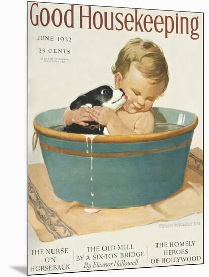Good Housekeeping, June, 1932-null-Mounted Art Print