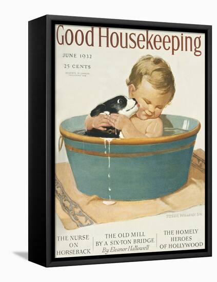 Good Housekeeping, June, 1932-null-Framed Stretched Canvas