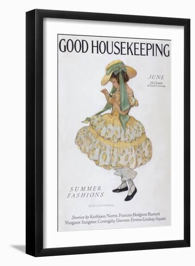 Good Housekeeping, June-null-Framed Art Print