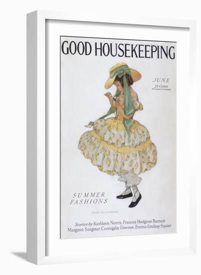 Good Housekeeping, June-null-Framed Art Print