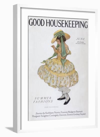 Good Housekeeping, June-null-Framed Art Print