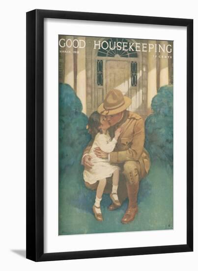 Good Housekeeping, March 1918-null-Framed Art Print