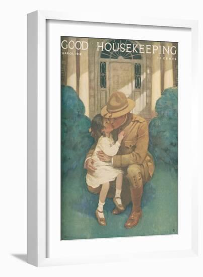 Good Housekeeping, March 1918-null-Framed Art Print