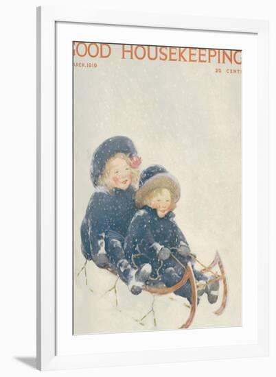 Good Housekeeping, March 1919-null-Framed Art Print