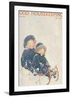 Good Housekeeping, March 1919-null-Framed Art Print