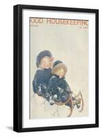 Good Housekeeping, March 1919-null-Framed Art Print