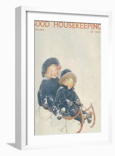 Good Housekeeping, March 1919-null-Framed Art Print