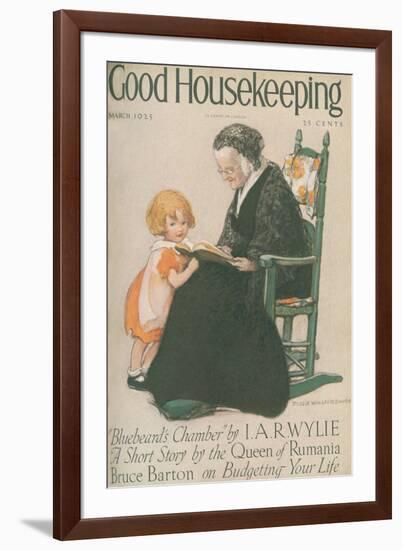 Good Housekeeping, March 1925-null-Framed Art Print