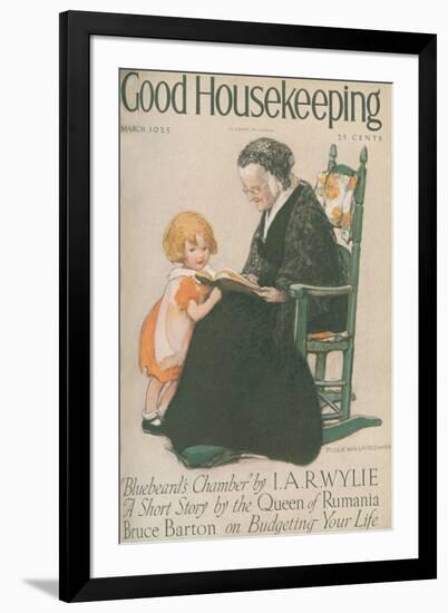 Good Housekeeping, March 1925-null-Framed Art Print