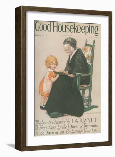 Good Housekeeping, March 1925-null-Framed Art Print