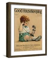 Good Housekeeping, March 1927-null-Framed Art Print