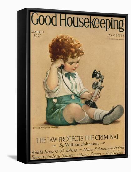 Good Housekeeping, March 1927-null-Framed Stretched Canvas