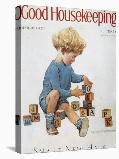 Good Housekeeping, March, 1929-null-Stretched Canvas