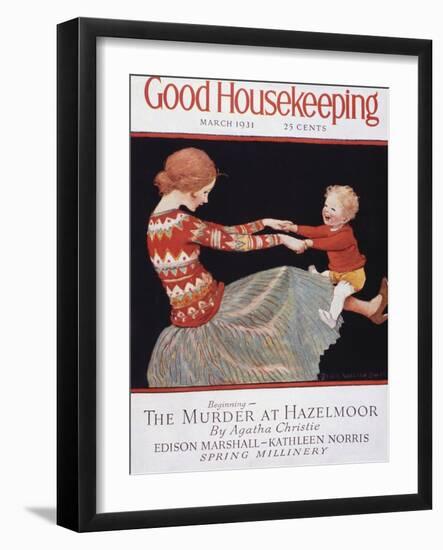 Good Housekeeping, March, 1931-null-Framed Art Print