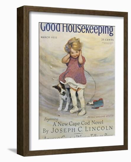 Good Housekeeping, March, 1932-null-Framed Art Print
