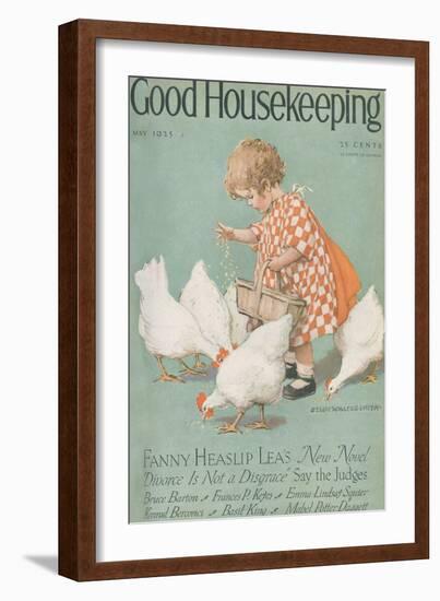 Good Housekeeping, May 1925-null-Framed Art Print