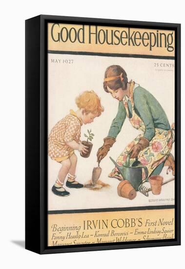 Good Housekeeping, May 1927-null-Framed Stretched Canvas