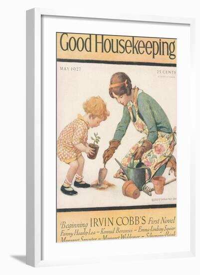 Good Housekeeping, May 1927-null-Framed Art Print