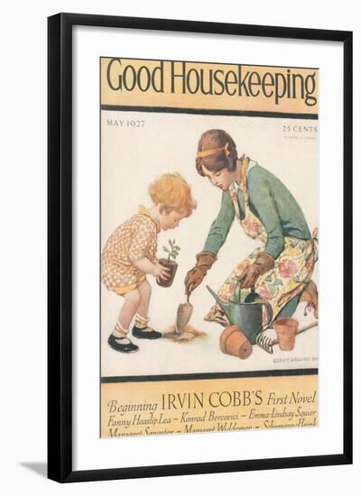 Good Housekeeping, May 1927-null-Framed Art Print