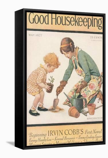 Good Housekeeping, May 1927-null-Framed Stretched Canvas