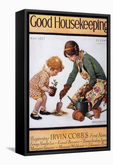 Good Housekeeping, May, 1927-null-Framed Stretched Canvas