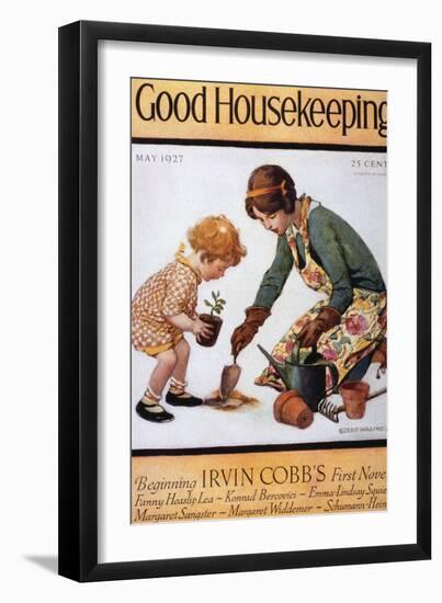 Good Housekeeping, May, 1927-null-Framed Art Print