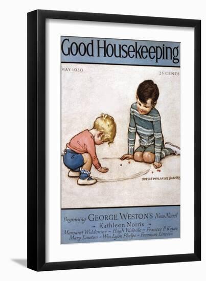 Good Housekeeping, May, 1930-null-Framed Art Print
