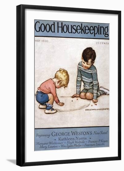 Good Housekeeping, May, 1930-null-Framed Art Print