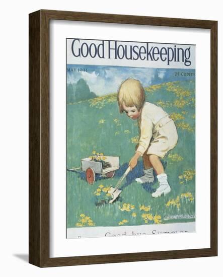 Good Housekeeping, May, 1931-null-Framed Art Print