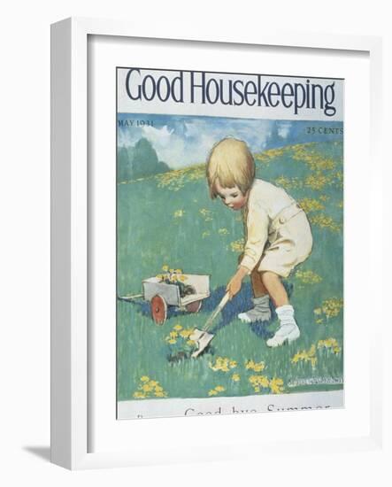 Good Housekeeping, May, 1931-null-Framed Art Print