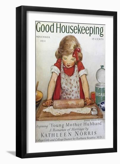 Good Housekeeping, November, 1931-null-Framed Art Print