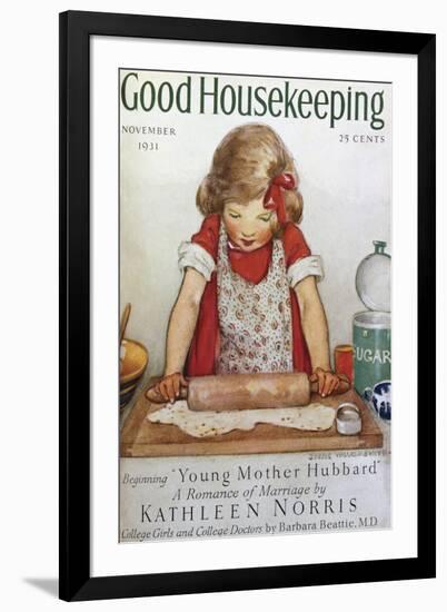 Good Housekeeping, November, 1931-null-Framed Art Print