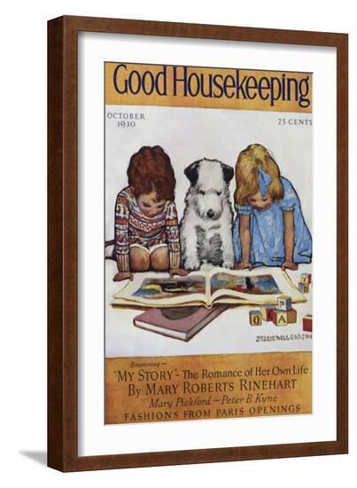 Good Housekeeping, October, 1930--Framed Art Print
