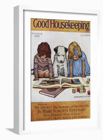 Good Housekeeping, October, 1930-null-Framed Art Print