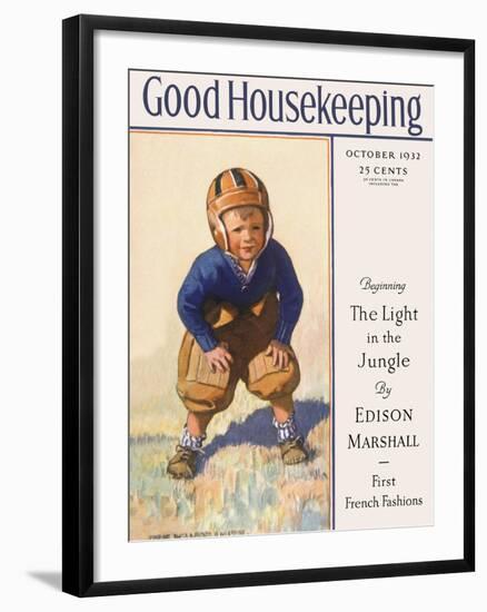 Good Housekeeping, October 1932-null-Framed Art Print