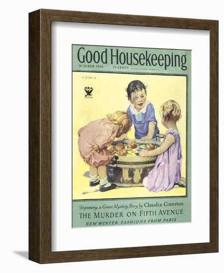 Good Housekeeping, October 1933-null-Framed Art Print