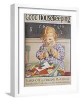 Good Housekeeping, September, 1933-null-Framed Art Print