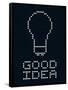 Good Idea Led Board-wongstock-Framed Stretched Canvas