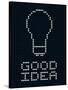 Good Idea Led Board-wongstock-Stretched Canvas