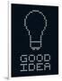 Good Idea Led Board-wongstock-Framed Art Print