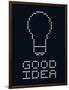 Good Idea Led Board-wongstock-Framed Art Print