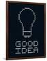 Good Idea Led Board-wongstock-Framed Art Print