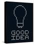 Good Idea Led Board-wongstock-Stretched Canvas