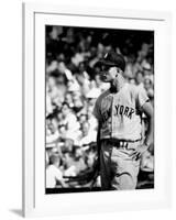 Good Informal Portrait NY Yankees Right Fielder Roger Maris Leaning on Bat During All Star Game-Stan Wayman-Framed Premium Photographic Print