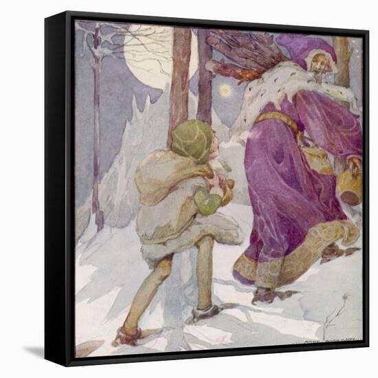 Good King Wenceslas-Anne Anderson-Framed Stretched Canvas