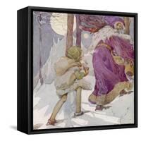 Good King Wenceslas-Anne Anderson-Framed Stretched Canvas