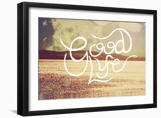 Good Life-Vintage Skies-Framed Giclee Print