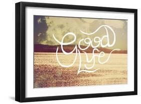 Good Life-Vintage Skies-Framed Giclee Print