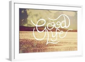 Good Life-Vintage Skies-Framed Giclee Print